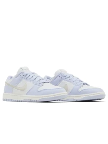 Nike Dunk Low 男式运动鞋灯芯绒多层毛绒舒适 HF1985-001 - 紫色和白色 - 查看 2