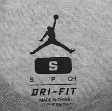Nike Jordan Dri-Fit Solid Color Quick-Dry Crew Neck Short-Sleeve Regular T-Shirt Men's Grey - Grey - View 3