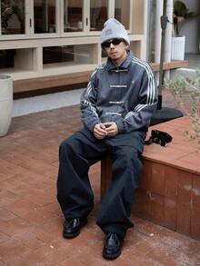 Adidas Originals CTT 3.1 SOFT 新款中国风立领条纹长袖外套，男女通用