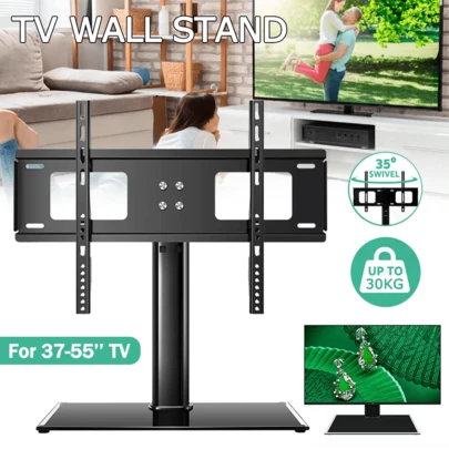 Lislark Universal Desk Table Top TV Stand Bracket LCD LED Plasma Mount 26-70 Inch LCD TV