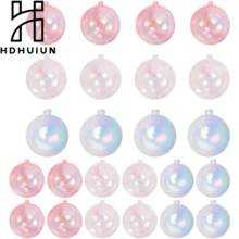 24层球形蛋糕，泡泡迷你气球层，珍珠镶嵌纸杯，DIY装饰，婚礼周年纪念，毕业典礼，生日派对 - 彩色 - 查看 1