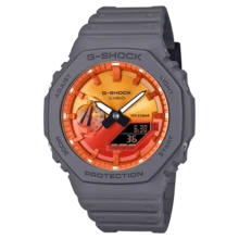 Casio 卡西欧 G-SHOCK 火焰渐变腕表，防震 200 米防水 奢华运动男士腕表 GZXGA-2100FL-8A - 均碼 - 查看 12