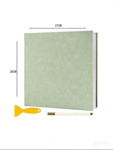 11x10.6 Inch Magnetic Photo Album, 40 White Pages, Self-Adhesive, With Metal Pen - Suitable As Gift For Family Gatherings And Weddings - Multicolor - View 3