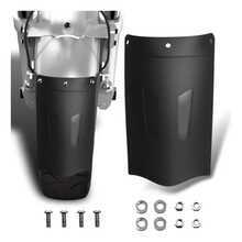 Extensión Delantera Para Salpicadera Universal Para Moto A - Negro - Ver 1