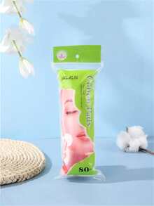 80/120Pcs Hanging Rope Makeup Pad, Soft Skin-Friendly Lint-Free, 3-Layer Double-Sided, High Absorbency Dry & Wet Use, Travel Portable, Ideal Gift For Girlfriend On Valentine's Day Thanksgiving & Holidays - Multicolor - View 10