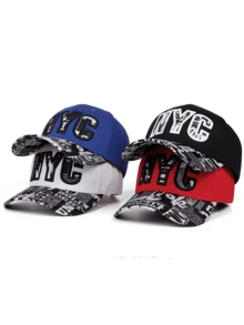 1pc Solid Color Letter Embroidered Baseball Cap, Fashion Versatile Polyester Snapback Hat, Suitable For Daily Wear, Great Gift For Family, Friends, Boyfriend/Girlfriend, Suitable For Christmas, Mother's Day, Father's Day, Teacher's Day, Birthday - Multicolor - View 9