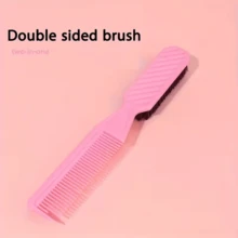 4 pezzi Set di spazzole e pettini per capelli per bambini, spazzola per arricciare con corona alta + pettine per trecce + pettine per sopracciglia, adatto per tutti i tipi di capelli, pettine per pulizia, pettine 2-in-1 per acconciature, pettine portatile a denti fini, strumenti multifunzione per lo styling dei capelli - Multicolore - Visualizzare 5