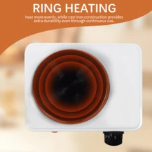 1个800W桌面加热板，咖啡保温器，适用于办公室和家庭使用，方便实用 - 美規B型插(110-127V) - 查看 5