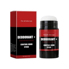 Desodorante en barra para hombres, desodorante corporal en barra de secado rápido, fragancia refrescante y duradera, barra de cuidado corporal portátil, cuidado suave, mantiene las axilas frescas, desodorante en barra unisex para hombres que limpia el olor de las axilas, barra de cuidado corporal refrescante y portátil para hombres - fragancia refrescante de verano, a prueba de sudor, contiene aceite mineral y vitamina E para humectar, fórmula liviana adecuada para uso diario y fechas. - Negro - Ver 6