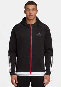 Adidas Hooded Zip-Up Stylish And Versatile Men's Jacket JL7586
