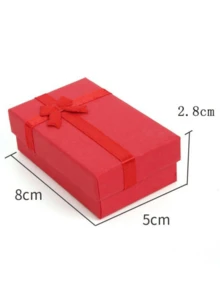 1pc/4pcs/8pcs Cloud Paper Series Gift Boxes, Bow Jewelry Packaging Boxes - Black - View 6