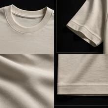 Women's Plus Size Printed T-Shirt Brazil Cup Brazilian Championship 100% Premium Cotton Summer Gym Workout Blouse Brazilian Shirt - 鏽棕色 - 查看 2