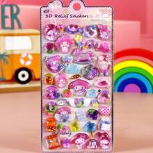 1 miếng dán 3D trong suốt hình món tráng miệng Kawaii dễ thương, bóng bẩy, thích hợp dán lên ốp điện thoại, sổ tay, laptop, hành lý. - Hình dán 3D 17 - Xem 3