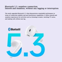 Auriculares inalámbricos Xiaomi Air 3 SE, con un diseño semi-auricular ultra cómodo, adecuados para uso durante todo el día y para dormir. Cuentan con una batería de 180mAh, proporcionando un tiempo de funcionamiento total de hasta 28 horas. El sonido es claro, la carga es rápida y son adecuados para el trabajo, los desplazamientos y los viajes. - Blanco - Ver 4