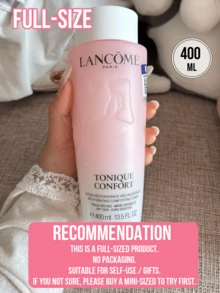 Lancôme 兰蔻舒缓保湿爽肤水，有400毫升、125毫升和50毫升旅行装可选，升级配方温和补水，深层滋养干燥肌肤，舒缓肌肤刺激和敏感，强化肌肤屏障，轻盈乳状质地快速吸收，适合日常使用、办公和旅行携带，是高端保湿舒缓护肤的理想之选。 - 蘭蔻清瀅保濕柔膚水 粉水 - 查看 5