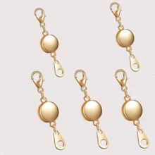 Magnetic Necklace Clasp And Closure Device - Round Bracelet Extension Clasp For Jewelry Making - Multicolor - View 7