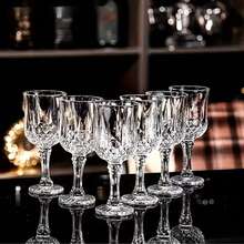 8/6/4/2/1pc Reusable Transparent Stemware, Elegant And High-End, Suitable For Holidays, Weddings, Halloween, Christmas, Various Events And Parties, Durable And Easy To Clean - Clear - View 1
