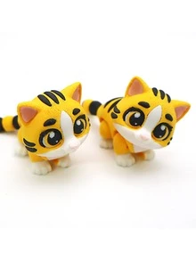 3D Printed Flexible Joint Tiger Statue Figurine, Home/Car Decor, Unique Desk Accessory, Creative Collectible Gift For Valentine's Day, Christmas, Halloween, Birthday - Multicolor - View 6