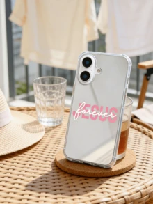 Customized Mirror Phone Case With Text: Carry Your Attitude With You, Lightweight And Anti-Drop, Can Also Be Your Style Identifier. Compatible With IPhone 13/11/17/16/14/15/15pro/15 Plus/15 Promax/7plus/8plus/X/Xs Max/Xr/11pro/12pro/13pro/14pro/12mini/13mini - Multicolor - View 8