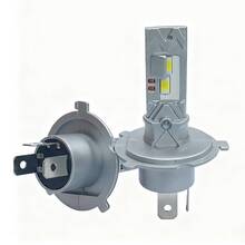 YERBW 1:1 卤素灯泡 LED 大灯 H1 H3 H4 H7 H11 9005 无风扇车灯 12V-24V 35W 高功率高流明 适用于所有车辆