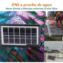 BOSSNEY 5 En1travel Panel Solar De Carga Rápida De Emergencia Panel de carga solar portátil 12 W,Sistema solar compacto, multiinterfaz, para acampadas al aire  viajes por carretera, carga rápida de emergencia Soporte plegable universal para teléfono, sistema de carga móvil Fuente de alimentación solar de voltaje estable" - Negro - Ver 5