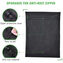 1PC Black Mesh Laundry Bag Thickened Washing Machine Protector For Bras Delicate Clothes Sweaters Socks Underwear Lingerie Gift For Christmas Holiday Black Lingerie,Dorm Room Essentials College,Laundry Room Organization,Laundry Organization And Storage,Wash Bag - 黑色 - 查看 5