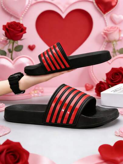 Lightweight Anti-Slip Men's House Slippers Summer Plus Size 36-50 Men's Slippers Comfortable Outdoor Men's Casual Shoes Breathable Men's Sandals Outdoor Daily Men's Shoes, Valentine's Day Gift (Asymmetrical Pattern)