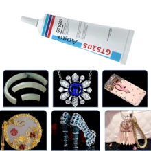 1 Bottle Jewelry Making Glue - Christmas Ornament Craft Tool, Heavy Duty Adhesive, Precision Needle Tip Applicator, For Metal, Plastic, Ceramic, Rubber, Wood, Acrylic, Leather, Jewelry, Shoe Repair, Crafts - Rectangle - View 5