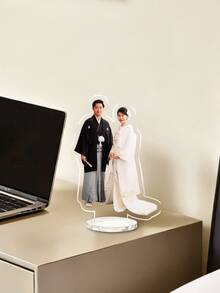 Custom Acrylic Photo Stands, Including Wedding Photo Stands And Family Stands, Can Be Printed With Your Favorite Wedding Photos, Couple Photos, Or Pet Photos To Showcase Personality. With A Double-Sided Design And A Delicate, Compact Size, They Are An Ideal Gift For Friends And Family - Multicolor - View 7