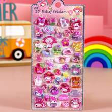 1 miếng dán 3D trong suốt hình món tráng miệng Kawaii dễ thương, bóng bẩy, thích hợp dán lên ốp điện thoại, sổ tay, laptop, hành lý. - Hình dán 3D 17 - Xem 12