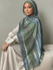 1pc Women's Casual Rayon Rainbow Headband, Fashionable Boho Carnival Ribbon Scarf, Suitable For Daily Wear - Colorful Scarf - View 25