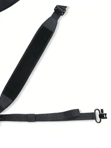 1pc Adjustable 2-Point Hunting Shooting Sling, Waterproof Camouflage Padded Shoulder Strap, Tactical Gear Swivel Hook - Multicolor - View 2