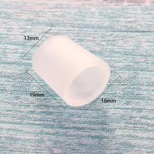 QKC واقيات أصابع القدم الشفافة، مناسبة للنساء اللاتي يرتدين أحذية ذات كعب عالٍ وأولئك ذوي القدم الحساسة، أغطية أصابع القدم من السيليكون لحماية الأصابع - أبيض - مشاهدة 5