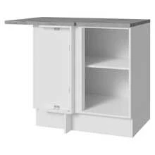 Gabinete Bajo Cocina Madesa Vik 102cm Con Encimera BV - Blanco y Verde - Ver 11