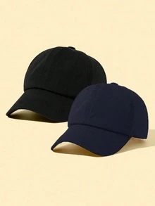 Mũ lưỡi trai điều chỉnh được, màu trơn, dành cho trẻ em, trẻ nhỏ, trẻ sơ sinh và thanh thiếu niên - Mũ chống nắng unisex có lỗ buộc tóc đuôi ngựa, phù hợp cho gia đình và bạn bè, thể thao ngoài trời, du lịch, làm quà tặng, mọi mùa. - Nhiều màu - Xem 22