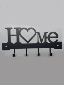 壁挂式玄关钥匙收纳架，带挂钩，装饰家居饰品，多功能钥匙架