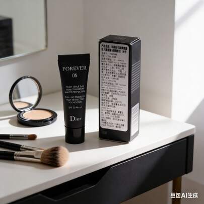  迪奥 (DIOR) 丝绒哑光粉底液 0N 浅色中性色调，24 小时持久不脱妆，控油隐形毛孔，打造完美无瑕的柔滑妆容，并具有护肤功效。