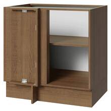 Gabinete Bajo Cocina Madesa Vik 80cm Sin Encimera MV - Marrón y Verde - Ver 11