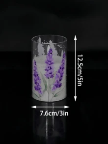 1/2/3pcs Lavender LED Candles With Remote Control, 3D Flame Effect, Suitable For Home Party, Wedding Decoration, Valentine's Day - Warm white light - View 8