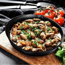 Sartén De Hierro Fundido Antiadherente Set De Sartenes 5pcs Negro - Negro - Ver 3