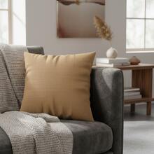 Decorative Pillow Cover Set 50cm Premium Micropercal - Hazelnut - View 2
