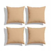 Decorative Pillow Cover Set 50cm Premium Micropercal - Hazelnut - View 3