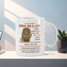 To My Son-In-Law Coffee Mug - 11oz Ceramic Cup, Gift From Mother-In-Law, Birthday & Christmas Gift For Son-In-Law, Best Son-In-Law Ever - Multicolor - View 4