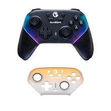 GAMESIR Godlike Chicken Superstar Wireless Game Controller, Compatible With Switch/PC/Steam, Bluetooth + 2.4G Dual Mode, Hall Joystick & Mechanical Buttons, 6-Axis Gyro, 1000Hz Polling Rate, Optimized For Popular Action Games, Black - Black - View 2