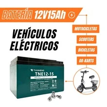 Batería de Gel Ciclo Profundo 12V 15Ah Tianneng TNE12-15 de Alto Rendimiento - A - Ver 2