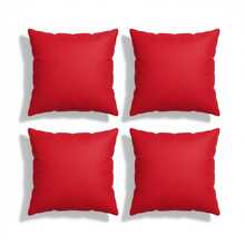 Decorative Pillow Cover Set 50cm Premium Micropercal - Rojo - Ver 3