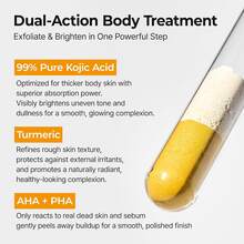 Dr.Melaxin Peel Shoot - Exfoliating Kojic Acid Turmeric Spray 200ml - Body And Foot Scrub - AHA - View 5
