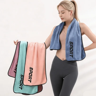 Toalla deportiva súper absorbente, toalla de gimnasio y yoga unisex, toalla deportiva para exteriores, adecuada para baño, gimnasio, yoga, correr, ciclismo, tenis, absorción de sudor, accesorio esencial de yoga para deportes al aire libre