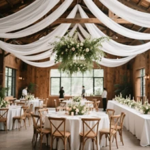 1 pezzo Tessuto di tulle bianco fai-da-te, adatto per velo da sposa, zanzariera, cucito, sfondo fotografico, decorazione matrimonio, festa, compleanno, decorazione per la casa, uso esterno - Bianco - Visualizzare 3