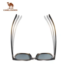CAMEL CROWN Kính râm cao cấp ngoài trời, kính chắn gió bảo vệ mắt khi lái xe ngoài trời. - Khung đen, tấm vải đen và xám. - Xem 7
